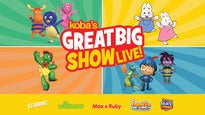 Koba&#039;s Great Big Show Live! presale information on freepresalepasswords.com