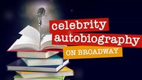 Celebrity Autobiography on Broadway (NY) presale information on freepresalepasswords.com