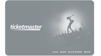 Ticketmaster Gift Card (Canadian Dollars)