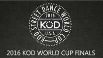 KOD Street Dance World Cup 2016 presale information on freepresalepasswords.com