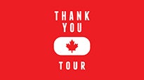 The Thank you Canada Tour presale information on freepresalepasswords.com