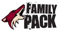 Phoenix Coyotes Family Pack