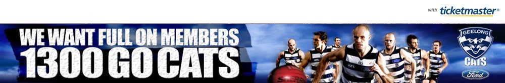 Geelong FC with Ticketmaster