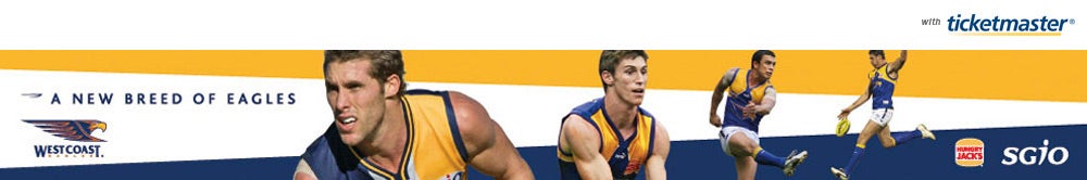 West Coast Eagles with Ticketmaster