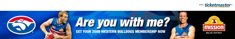Western Bulldogs FC with Ticketmaster