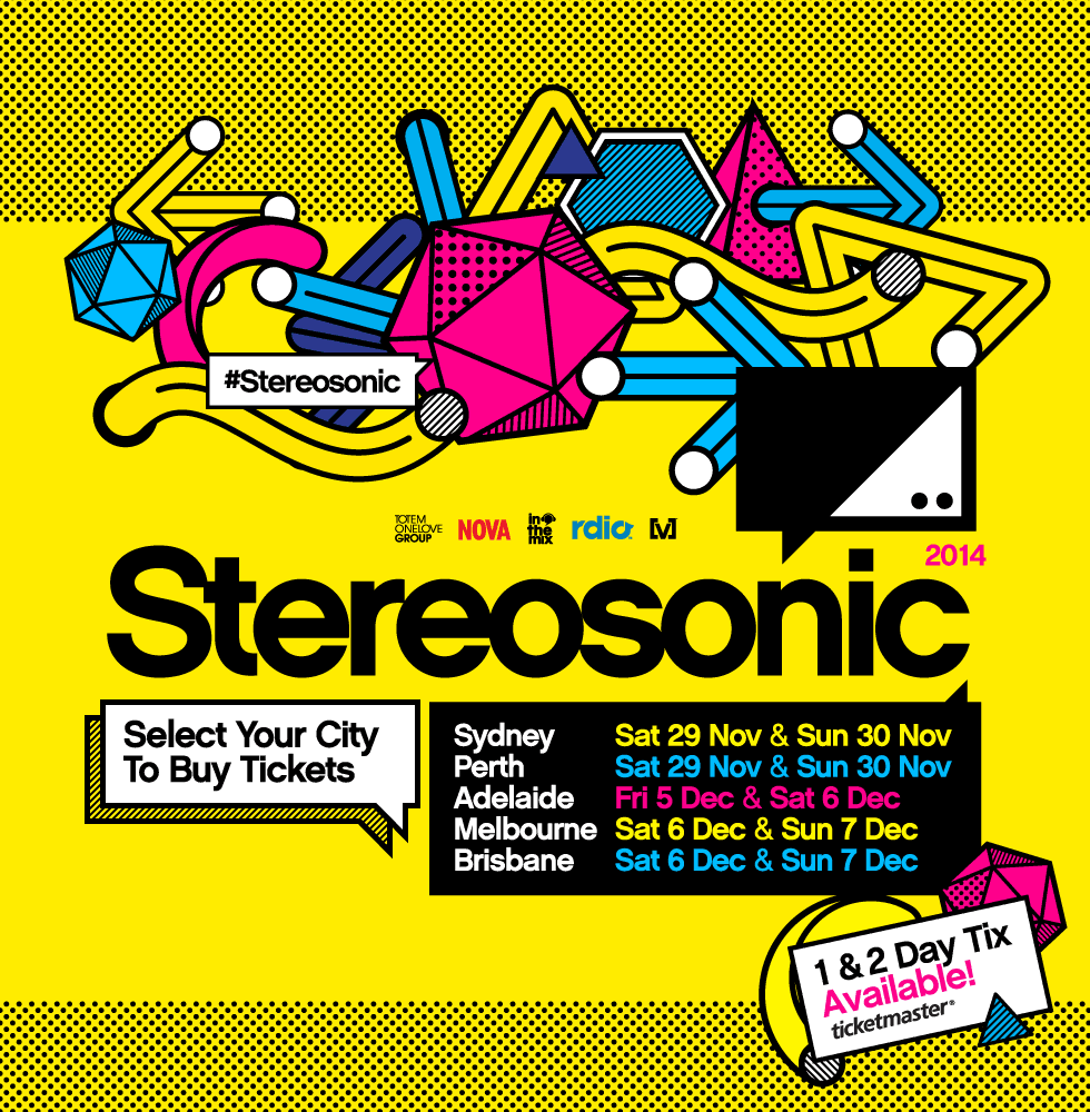 line-up for stereosonic 2014, one of australia08s most loved