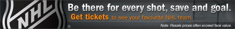 NHL - Be There for every shot, block and goal. Get tickets to see your favourite NHL team.
