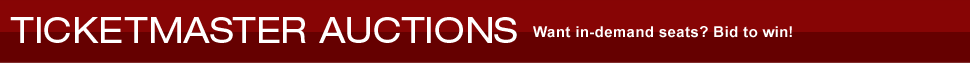 Ticketmaster Auctions. Want in-demand seats? Bid to win!
