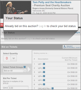 monitor your bid status