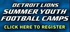Detroit Lions Youth Camp