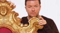 Ricky Gervais fanclub presale password for concert tickets in Los Angeles, CA and New York, NY