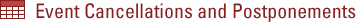 Event Cancellations and Postponements