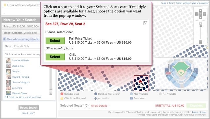 Ticketmaster's New Interactive Seat Map! Official Ticketmaster site.