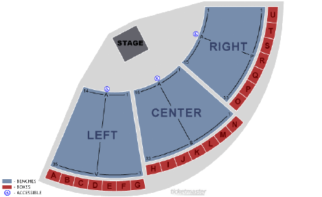 Seating Chart Minnesota Zoo Amphitheater