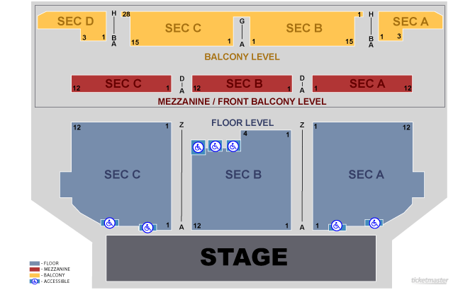 static seat map