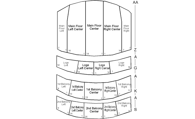 Chapman Music Hall Seating Chart