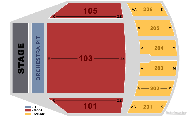 Warner Theater Erie Seating Chart