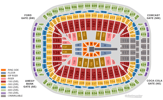 Houston Reliant Stadium Seating Chart