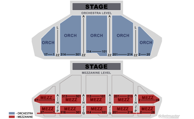 kennedy center seating chart. seating chart