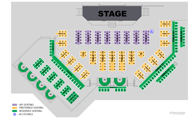 Thunder From Down Under Theater Seating Chart