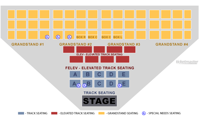 York Grandstand Seating Chart