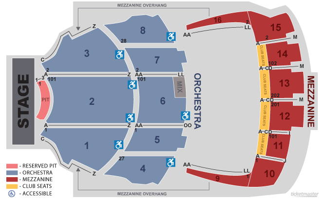Kings Theater Seating Chart View
