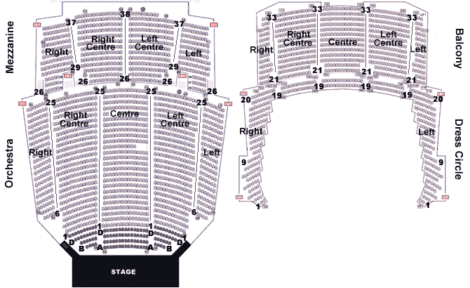 Orpheum Vancouver Bc Seating Chart