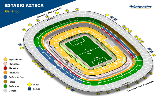 ¿Cuáles son los mejores asientos en el Estadio Azteca?