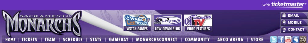 Sacramento Monarchs Tickets