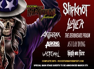 Rockstar Energy Drink Mayhem Festival&nbsp;Tickets