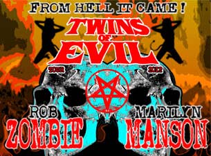 Twins of Evil Tour: Rob Zombie & Marilyn Manson Tickets Twins of Evil Tour: Rob Zombie & Marilyn Manson Tickets
