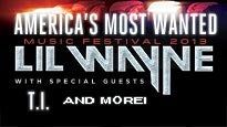 America's Most Wanted Festival 2013 starring Lil' Wayne presale code for early tickets in Tinley Park