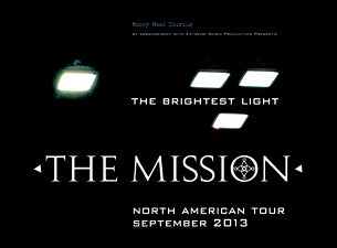 The Mission UK Tickets The Mission UK Tickets