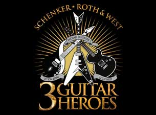 3 Guitar Heroes featuring Michael Schenker, Uli Jon Roth & Leslie West&nbsp;Tickets
