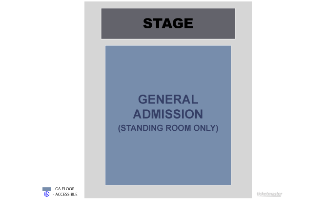 Seating Chart: General Admission Floor