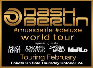 Dash Berlin Tickets Dash Berlin Tickets