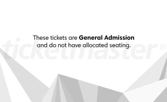Seating Chart: General Admission