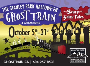 Stanley Park Halloween Ghost Train Tickets Stanley Park Halloween Ghost Train Tickets