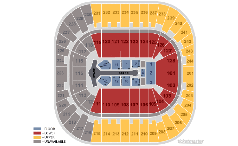 Izod Center Seating Chart. Seating Chart
