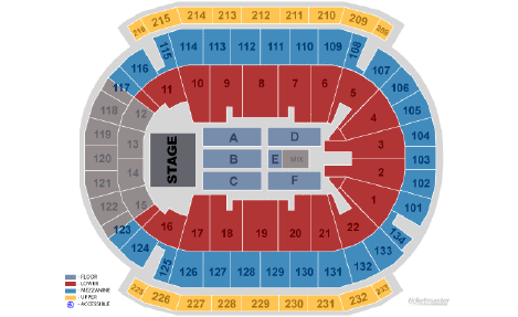 prudential center seating. Seating Chart