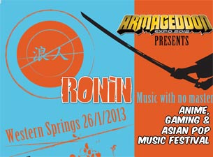 Ronin Tickets Ronin Tickets