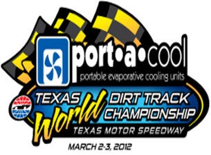 Port-A-Cool Texas World Dirt Track Championship presale information on freepresalepasswords.com