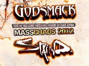 Staind and Godsmack Tickets Staind and Godsmack Tickets