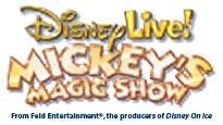 Disney Live! Mickey Magic Show password for show tickets.