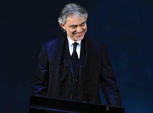 Andrea Bocelli in Hollywood promo photo for Citi® Cardmember presale offer code