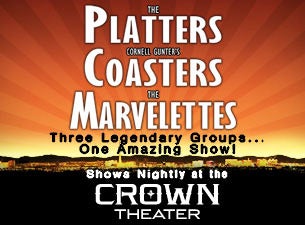The Platters, Cornell Gunter's Coasters, the Marvelettes Tickets The Platters, Cornell Gunter's Coasters, the Marvelettes Tickets