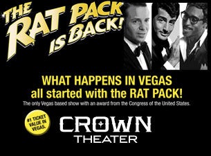 The Rat Pack Is Back (Las Vegas) presale information on freepresalepasswords.com
