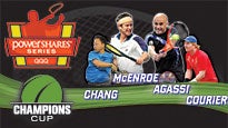 PowerShares Tennis Champions Cup feat. Agassi, McEnroe, Chang, Courier presale information on freepresalepasswords.com