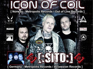 Vampire Freaks presents Cybertron w/ Icon of Coil and [:SITD:] presale information on freepresalepasswords.com