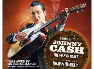 Tribute To Johnny Cash - Man In Black with Shawn Barker presale information on freepresalepasswords.com